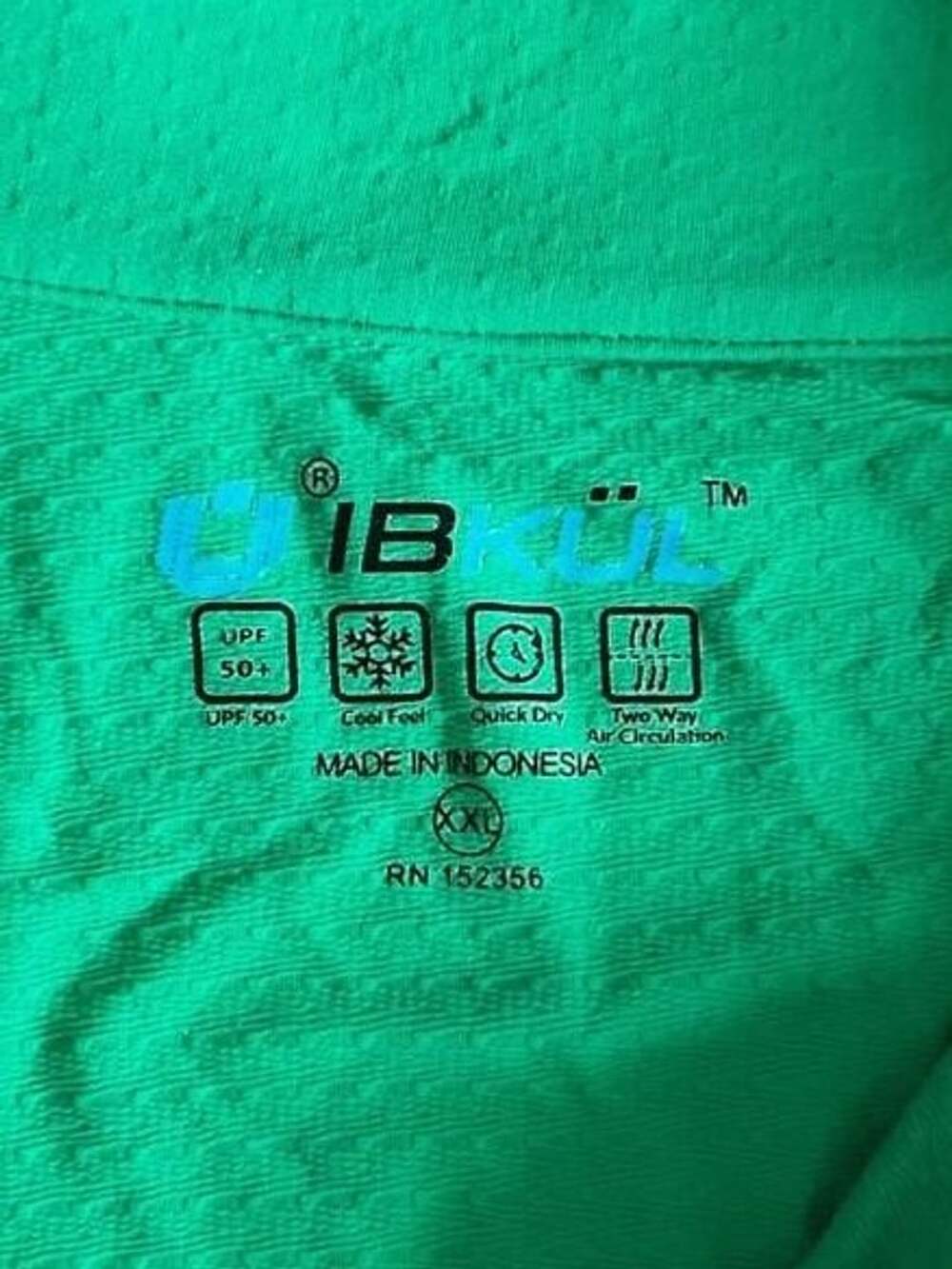 IBKÜL Women’s Quarter Zip Pullover Size M Teal Green UPF 50+ Cooling Golf Top - Picture 4 of 7